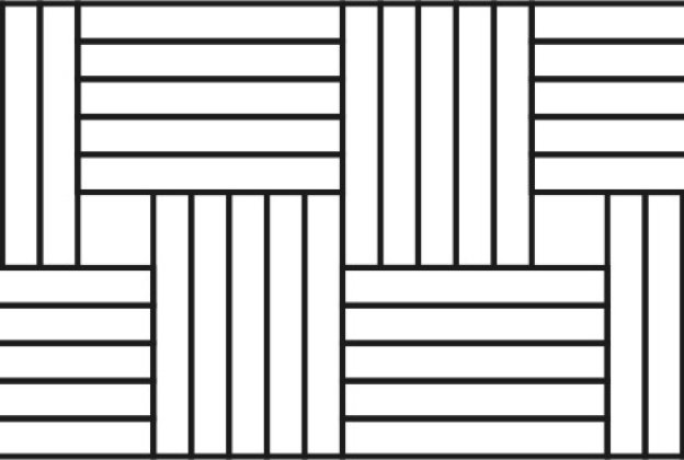 Mosaikparkett Ek och valnöt Toscana 4 Rustik 8mm_2