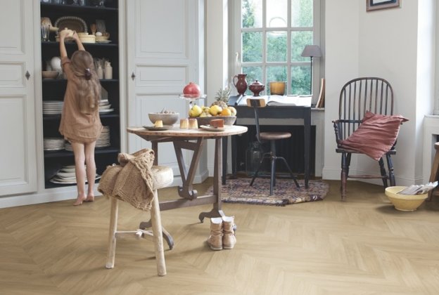 Laminaatparkett Impressive Patterns 8mm, Chevron oak medium IPA4160 pruun_7