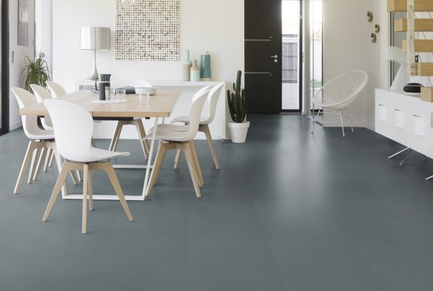 Linoleum Gerflor Lino Art 0566 Shining Blue sinine_2