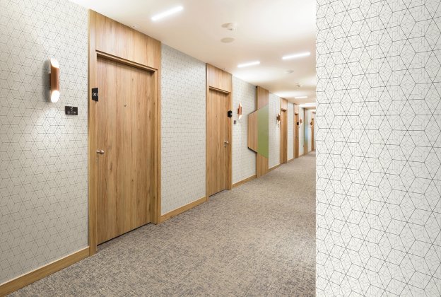 Vinüülseinakate Muraspec Symmetry -13252 hall_3