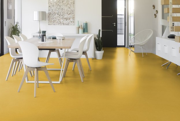 Linoleum Gerflor Acoustic Plus Colorette 0001 Banana Yellow kollane_2