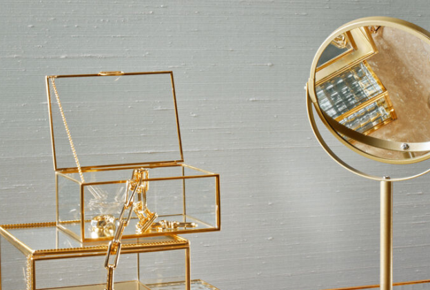 Tekstiiltapeet Vescom Silk Madhura 2623.88 roheline_2