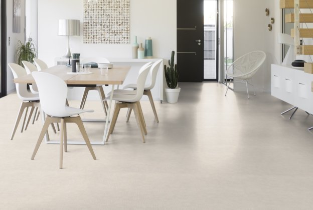 PVC äriruumi Gerflor Taralay Initial Compact 0047 Diversion Ivoire hall/valge_2