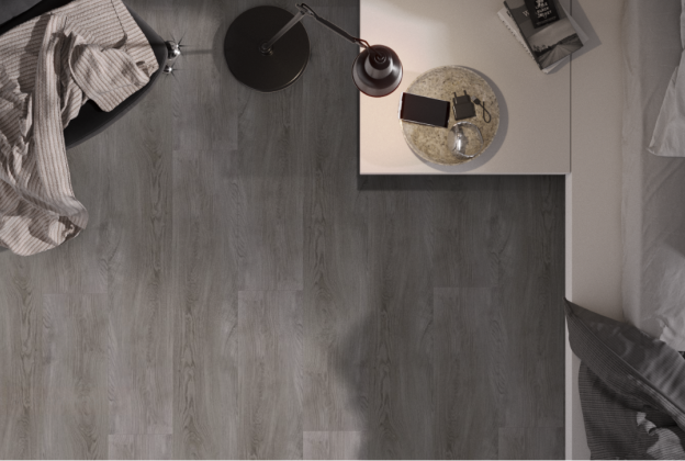 LVT Vinüülplaat Evolution Tack Dry Plus Rovere Grigio Select TD4222 pruun (iseliimuv)_2