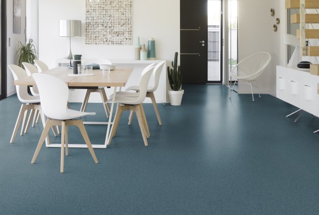 Elektrit hajutav PVC Gerflor Mipolam Affinity EL7 4166 Thistle sinine/roheline_2