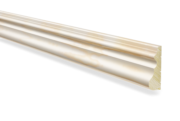 Piirdeliist 14- 35 x 107 mm, tamm, mänd, valge  _2
