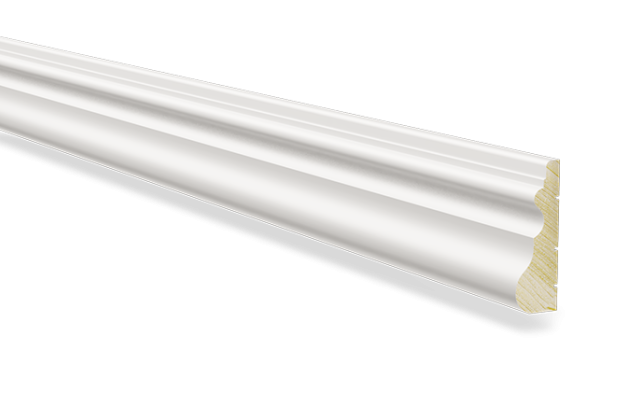 Piirdeliist 14- 35 x 107 mm, tamm, mänd, valge  _3