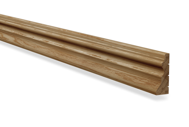 Piirdeliist 15- 35 x 95 mm, tamm, mänd, valge _1