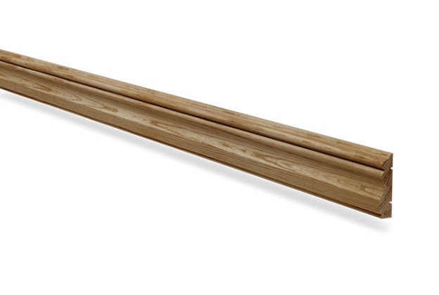 Põrandaliist nr 18 - 15 x 65 mm tamm, mänd, valge _1