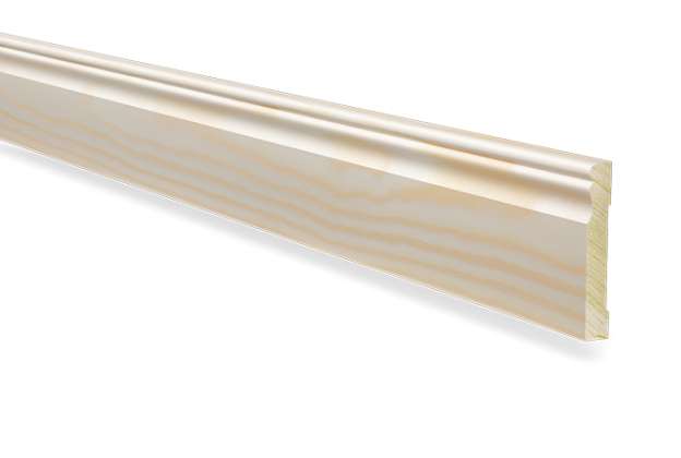 Piirdeliist 18- 18 x 115 mm, tamm, mänd, valge   _2