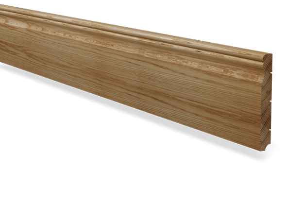 Põrandaliist nr 18 - 18 x 140 mm tamm, mänd, valge  _1