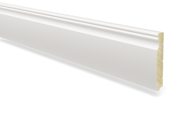 Põrandaliist nr 18 - 18 x 140 mm tamm, mänd, valge  _3