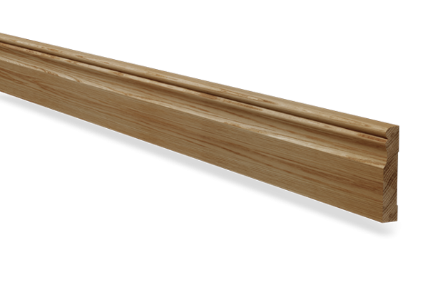 Piirdeliist 18- 18 x 95 mm, tamm, mänd, valge   _1