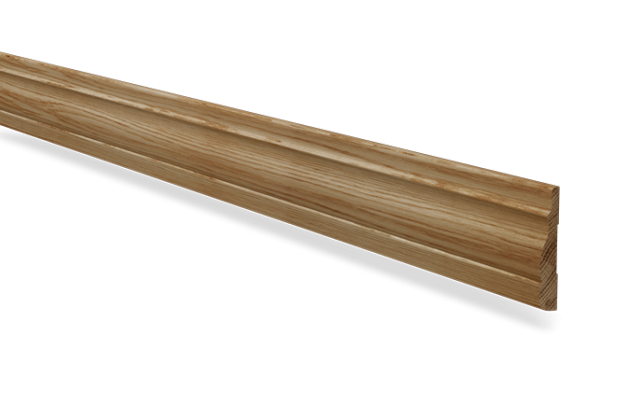 Piirdeliist 20- 15 x 88 mm, tamm, mänd, valge  _1