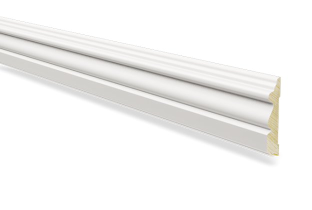 Piirdeliist 25- 21 x 111 mm, tamm, mänd, valge   _3