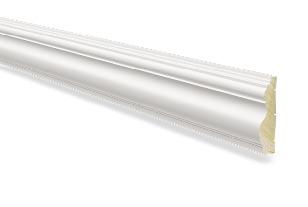 Piirdeliist 28- 28 x 110 mm, tamm, mänd, valge  _3