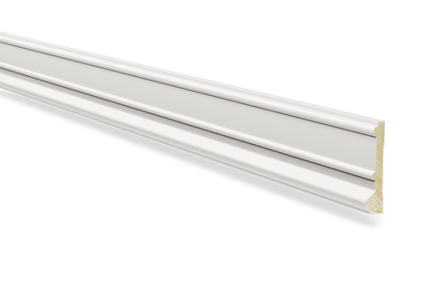 Piirdeliist 31- 22 x 95 mm, tamm, mänd, valge _3