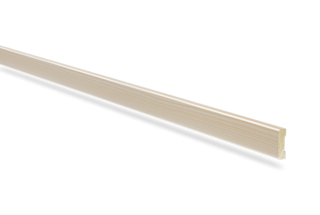 Katteliist nr 32 - 12 x 42 mm tamm, mänd, valge  _2