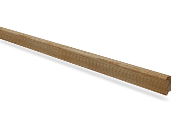Põrandaliist nr 3 - 14 x 44 mm tamm, mänd, valge  _1