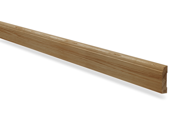 Piirdeliist 4 - 15 x 65 mm, tamm, mänd, valge _1