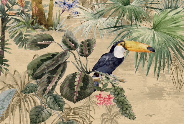 Vinüülseinakate Muraspec Yucatan -13427 Taimed/ loodus/ linnud/ loomad _2