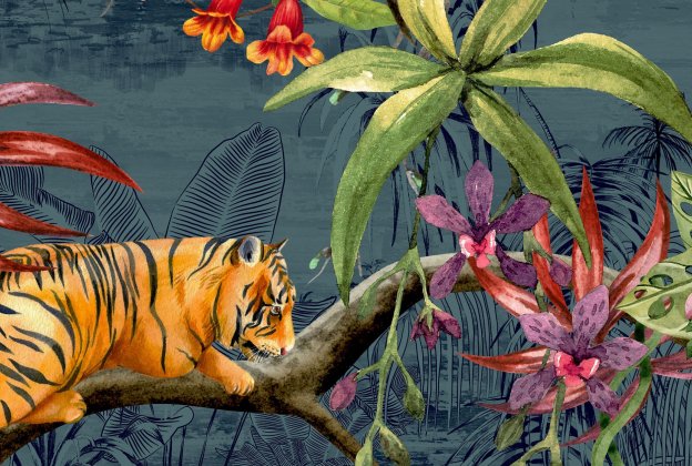 Vinüülseinakate Muraspec Panthera -13430 taimed/ loodus/ loomad  _2