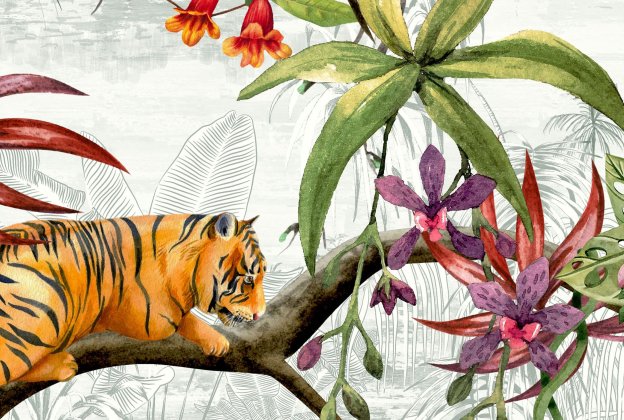 Vinüülseinakate Muraspec Panthera -13432 taimed/ loodus/ loomad_2