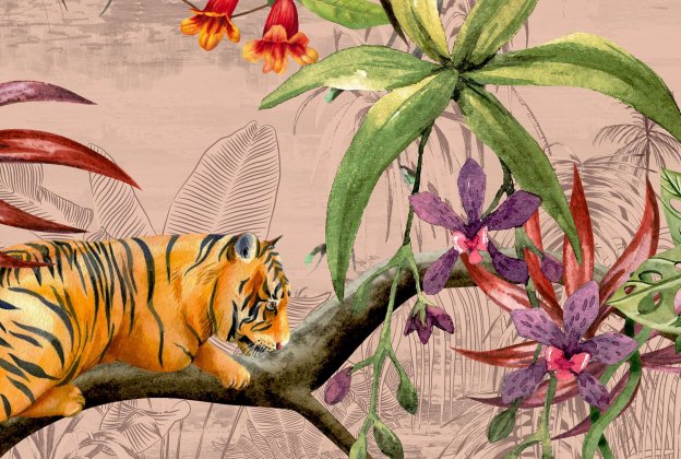 Vinüülseinakate Muraspec Panthera -13433 taimed/ loodus/ loomad _2