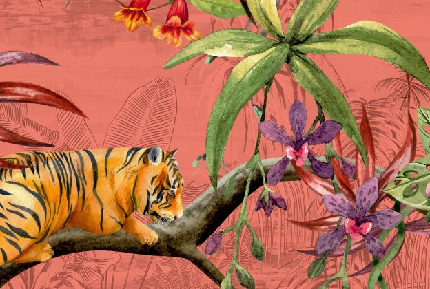 Vinüülseinakate Muraspec Panthera -13434 taimed/ loodus/ loomad _2