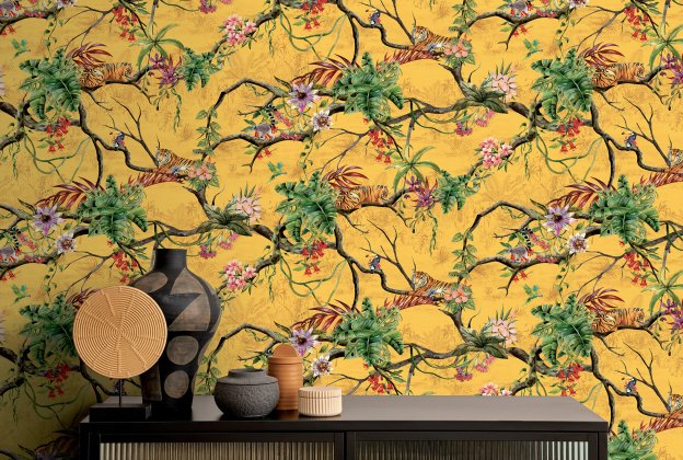 Vinüülseinakate Muraspec Panthera -13435 taimed/ loodus/ loomad  _3