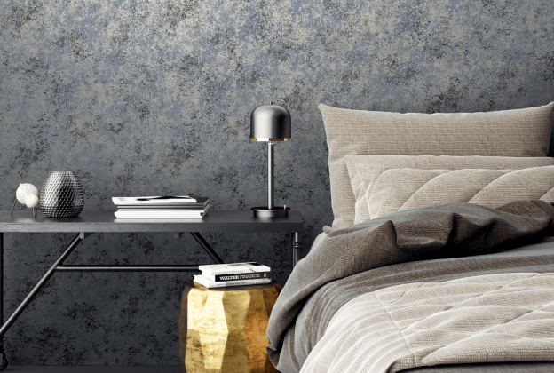 Vinüülseinakate Muraspec Patina Stone -13465 sinine/ kuldne_2