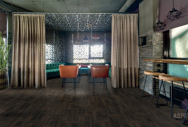 LVT Vinüülparkett ISOCORE Contours 8,0mm Tarascon Terre 6016730X pruun_2