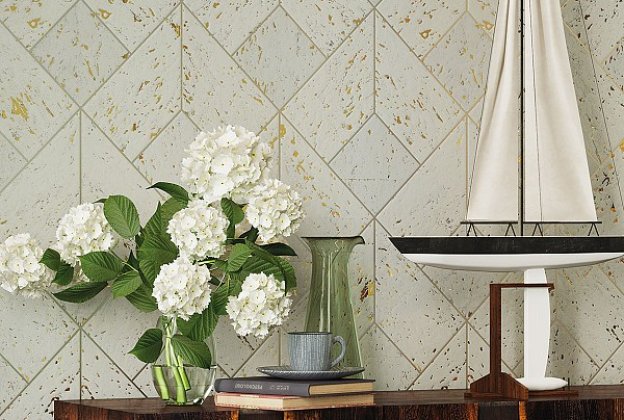 Käsitöötapeet Tiffany Designs, Reveries, rv402 beeź/kuld, hõbe triip _2