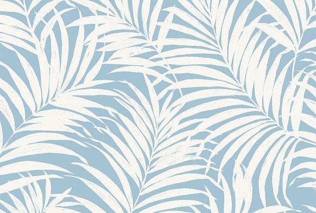 Käsitöötapeet Paper & Ink, Natural Silhouettes, ns50812 sinine / valge   _1