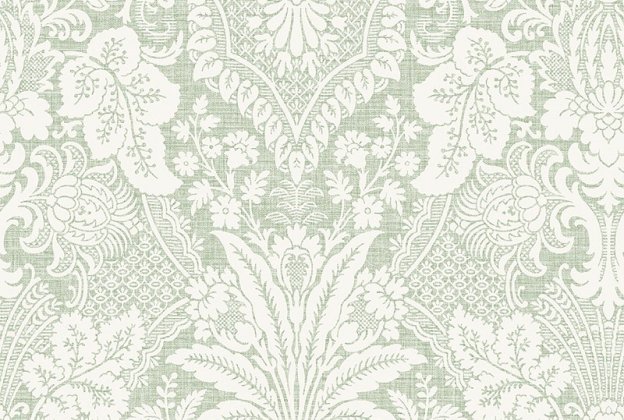 Käsitöötapeet Paper & Ink, Natural Silhouettes, ns52204 valge/ roheline_1