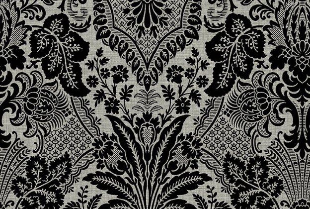 Käsitöötapeet Paper & Ink, Natural Silhouettes, ns52208 hall/ must_1