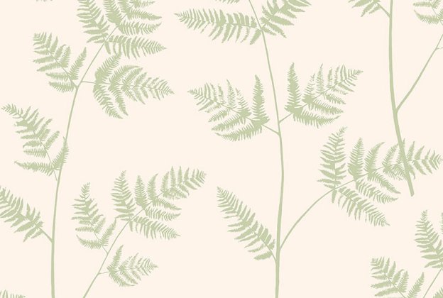 Käsitöötapeet Paper & Ink, Natural Silhouettes, ns52404 valge/ roheline_1