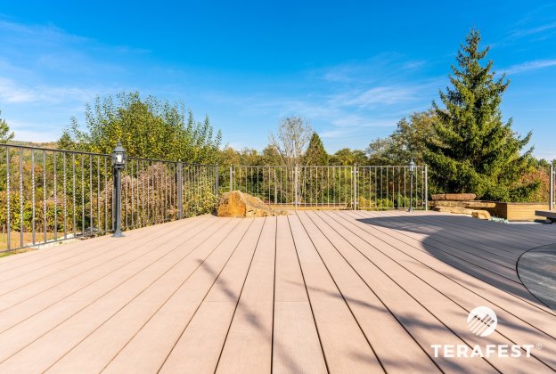 Komposiit terrassilaud Forest, Teak 140 Infinit_3