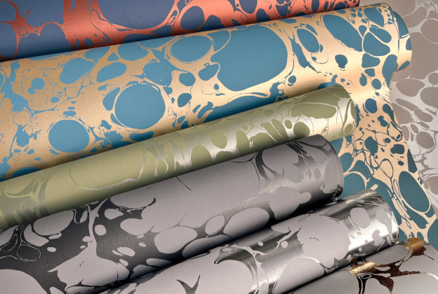 Vinüülseinakate Muraspec Lava -13443 beeź/ kuldne_3