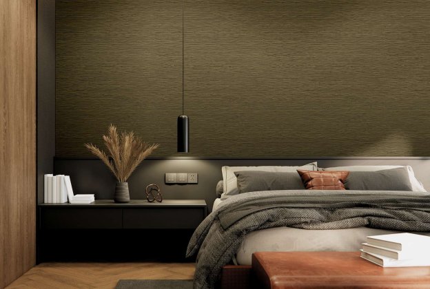 Vinüülseinakate Muraspec Hikari -14073 roheline/ pruun_2