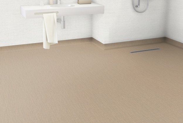 Niiske ruumi PVC Gerflor Shower System "Tarasafe Design" 6094 Infinity Sand pruun_2