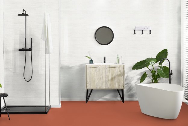 Niiske ruumi PVC Gerflor Shower System "Tarasafe Ultra" 7307 Copper punane_2