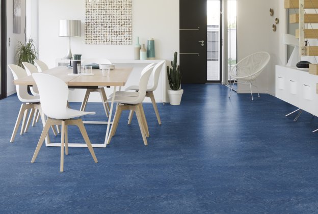 Linoleum Gerflor DLW LINODUR 1024 SPECKLED BLUE sinine_2