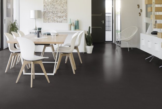 Linoleum Gerflor DLW Lino Art Urban Acoustic Plus 0561 PITCH BLACK must_2