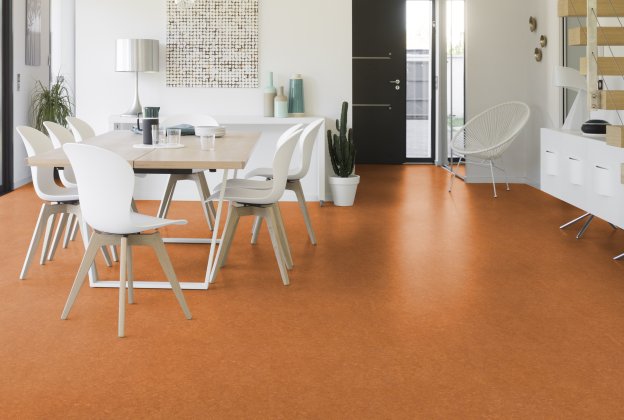 Linoleum Gerflor Acoustic Plus 19 dB 0073 SPICY ORANGE oranź_2