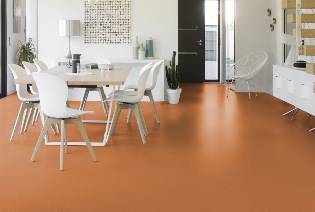 PVC äriruumi Gerflor Nerok 55 Compact 2178 PIXEL PAPRIKA oranź_2