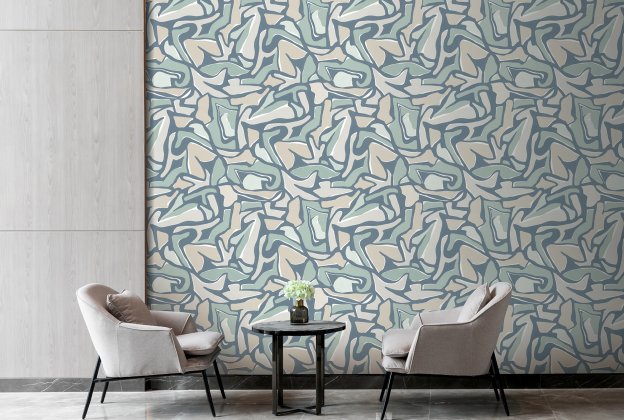 Vinüülseinakate Muraspec Erno collection Puzzle -13396 sinine/ abstraktne_3