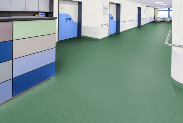PVC äriruumi Gerflor Taralay Impression Compact 1043 Flipkube Garden roheline_2
