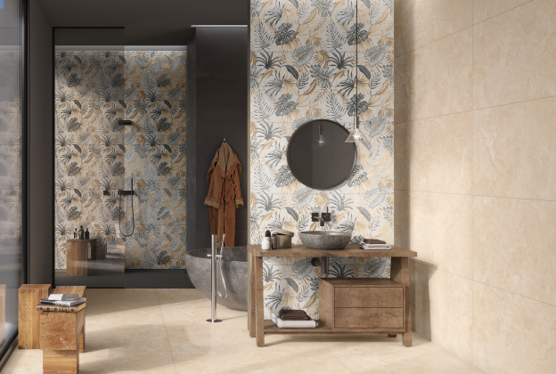 Keraamiline seina- ja põrandaplaat 600 x 1200mm Canyon Beige reljeefne, beeź_5