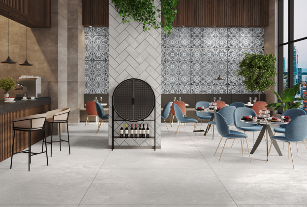 Keraamiline seina- ja põrandaplaat 600 x 1200mm Canyon Bianco reljeefne, valge_3